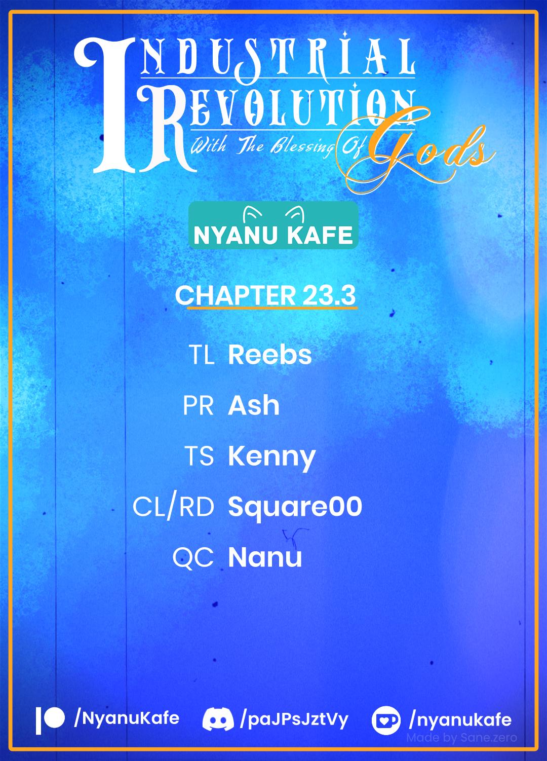 Production Revolution by Blessing of Gods Chap 23.3 - Next Chap 24.3