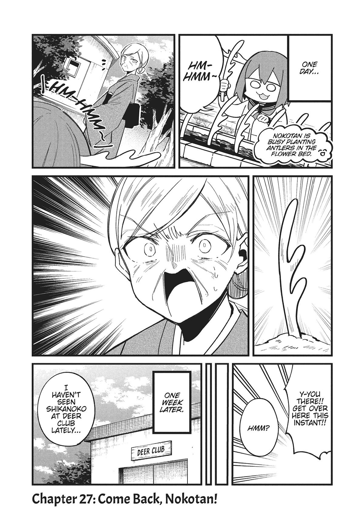 My Deer Friend Nokotan Chap 27 - Next Chap 28