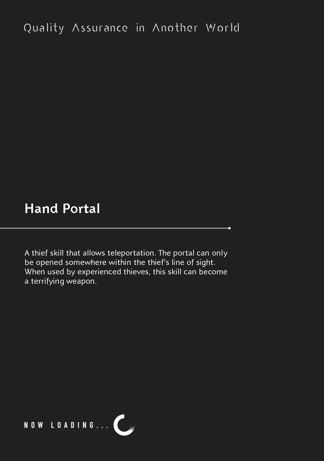 Quality Assurance in Another World Chap 51 - Next Chap 52