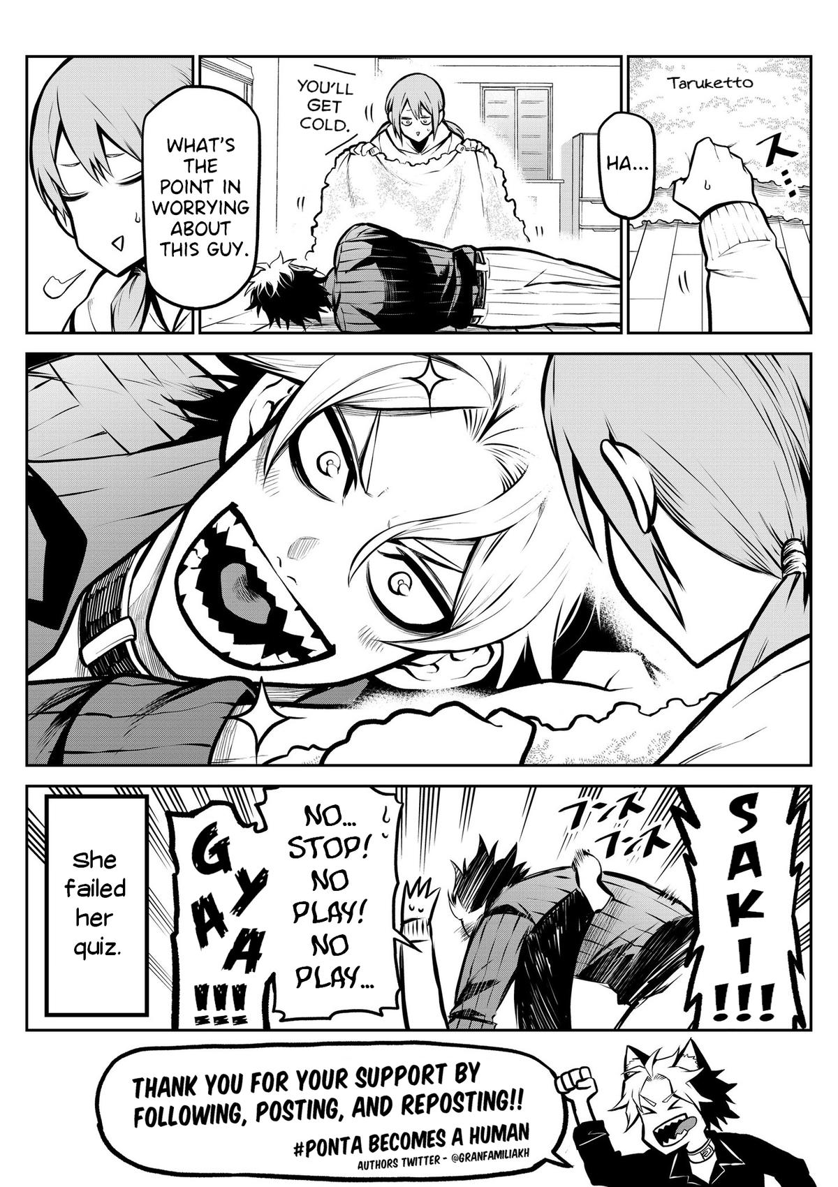 Ponta ga Hito ni Narimashite Chap 6 - Next Chap 7