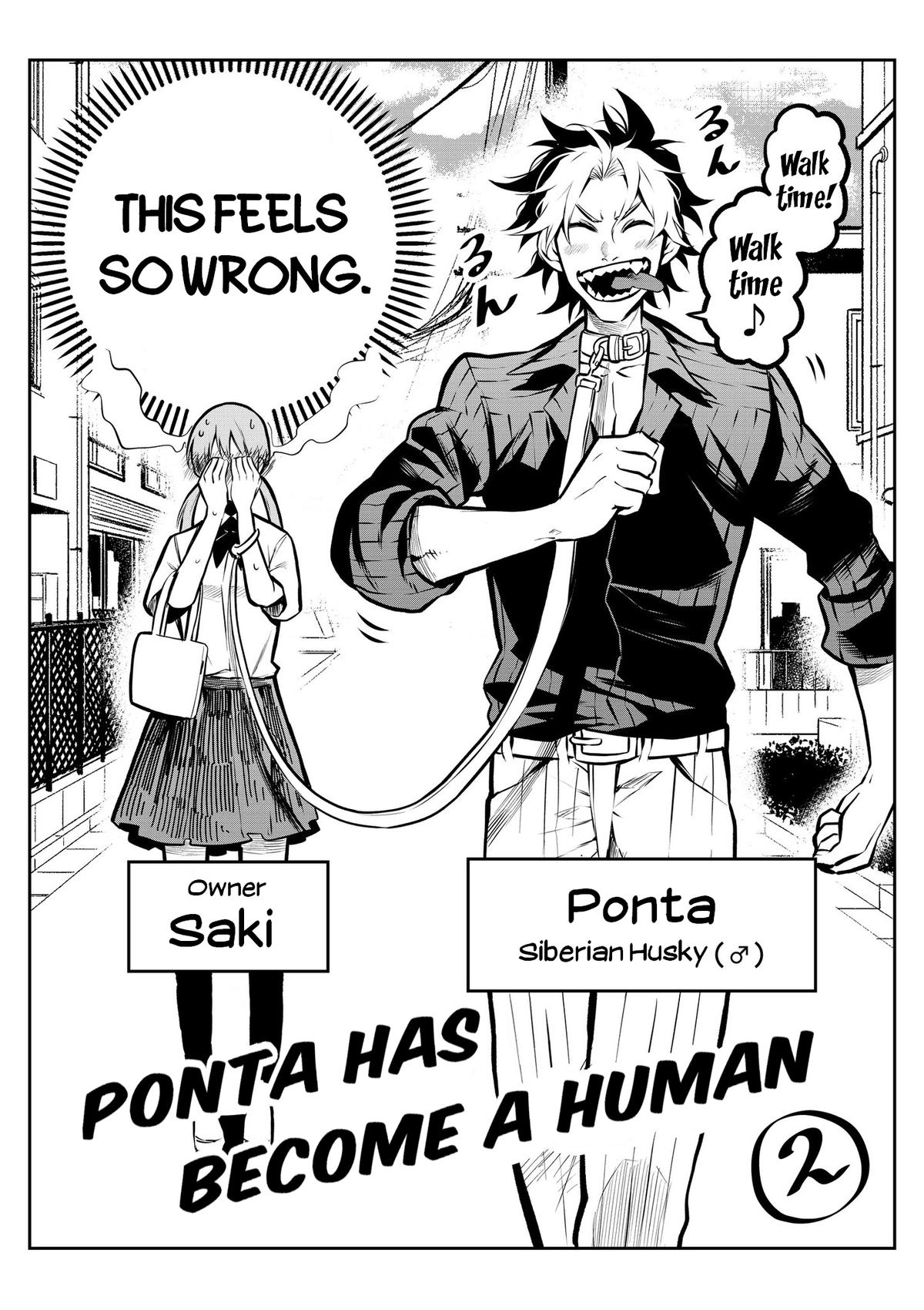 Ponta ga Hito ni Narimashite Chap 2 - Next Chap 3