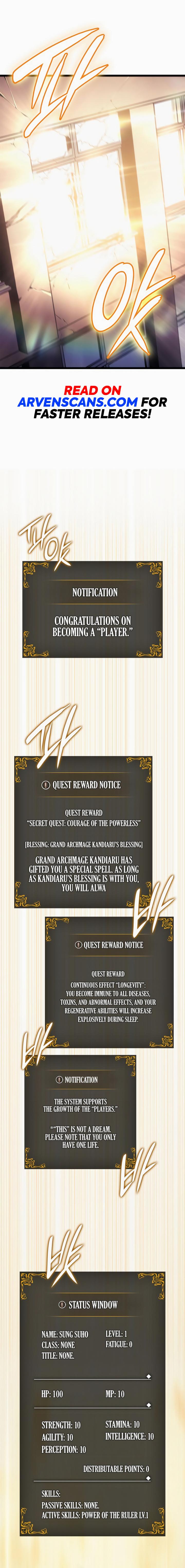 Solo Leveling: Ragnarok Chap 2 - Next Chap 3