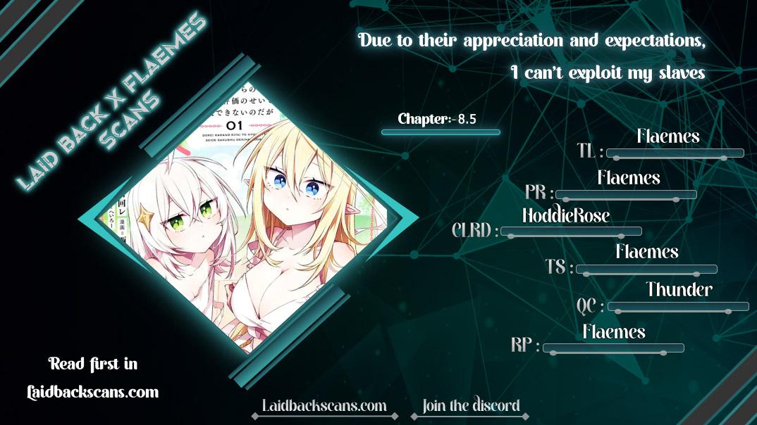 Dorei kara no Kitai to Hyouka no Sei de Sakushu Dekinai no da ga Chap 8.5 - Next Chap 9.5