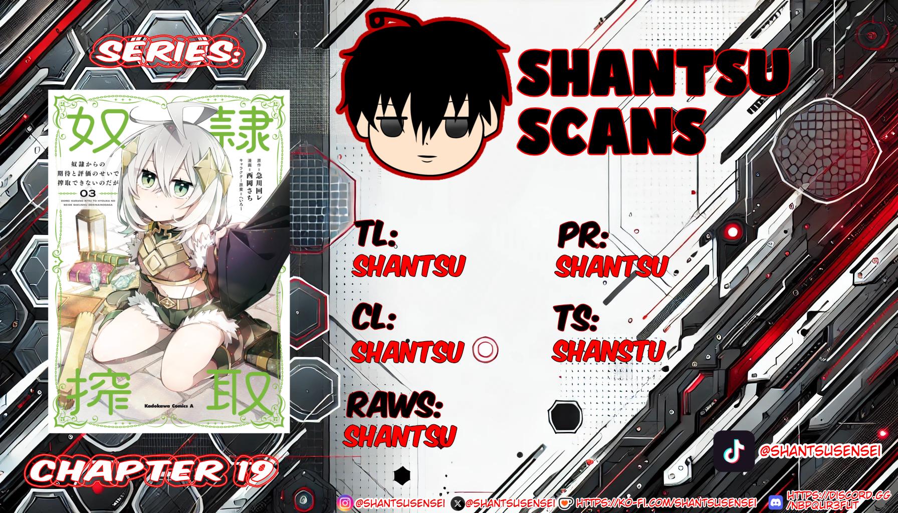 Dorei kara no Kitai to Hyouka no Sei de Sakushu Dekinai no da ga Chap 19 - Next Chap 20