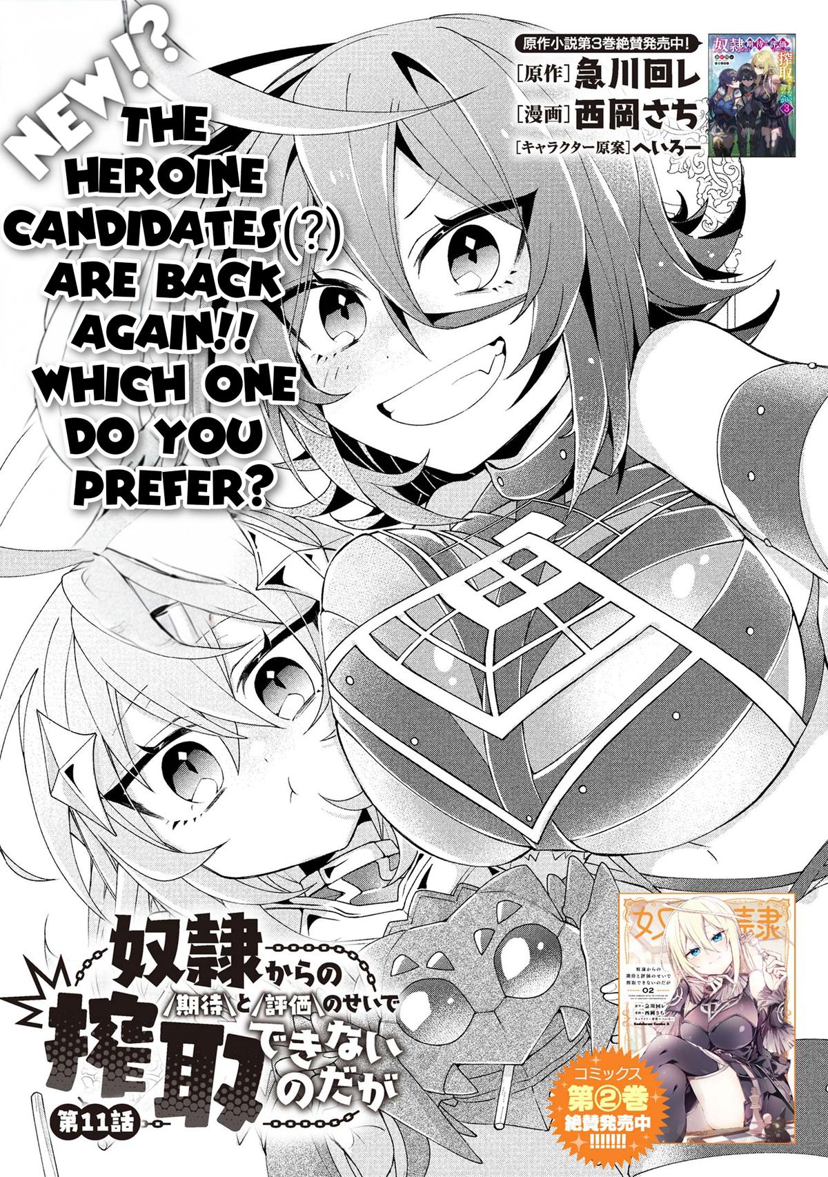 Dorei kara no Kitai to Hyouka no Sei de Sakushu Dekinai no da ga Chap 11 - Next Chap 12