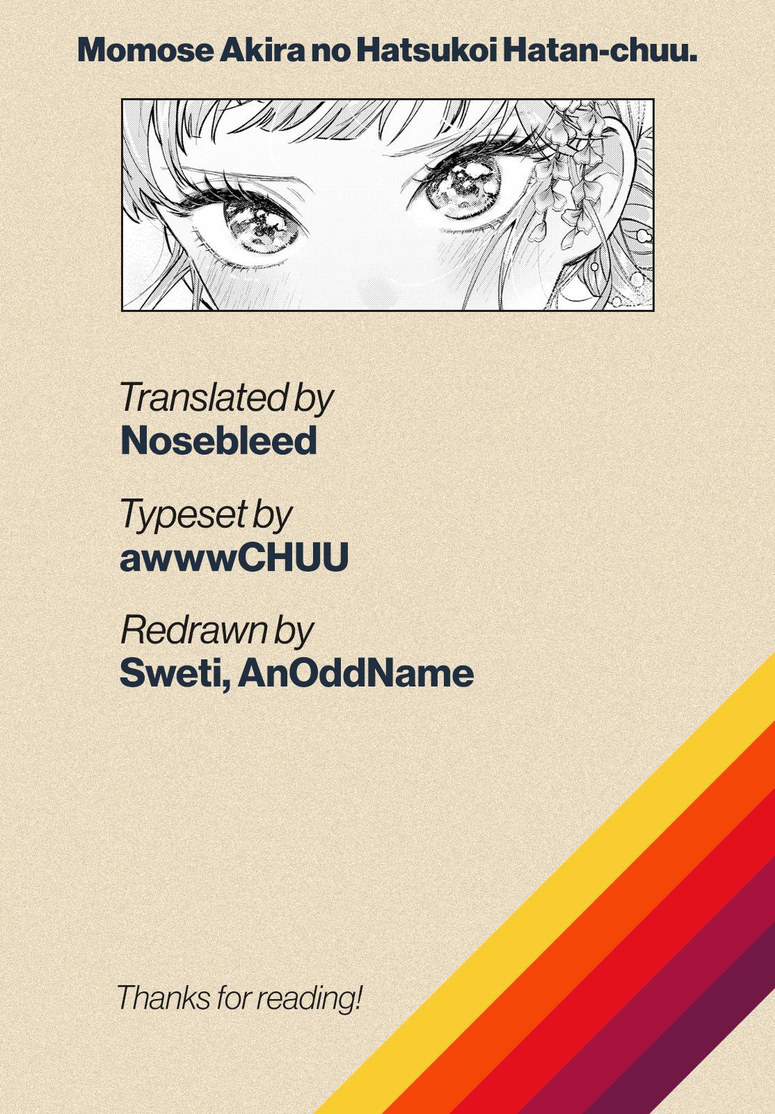 Momose Akira no Hatsukoi Hatanchuu. Chap 19 - Next Chap 20