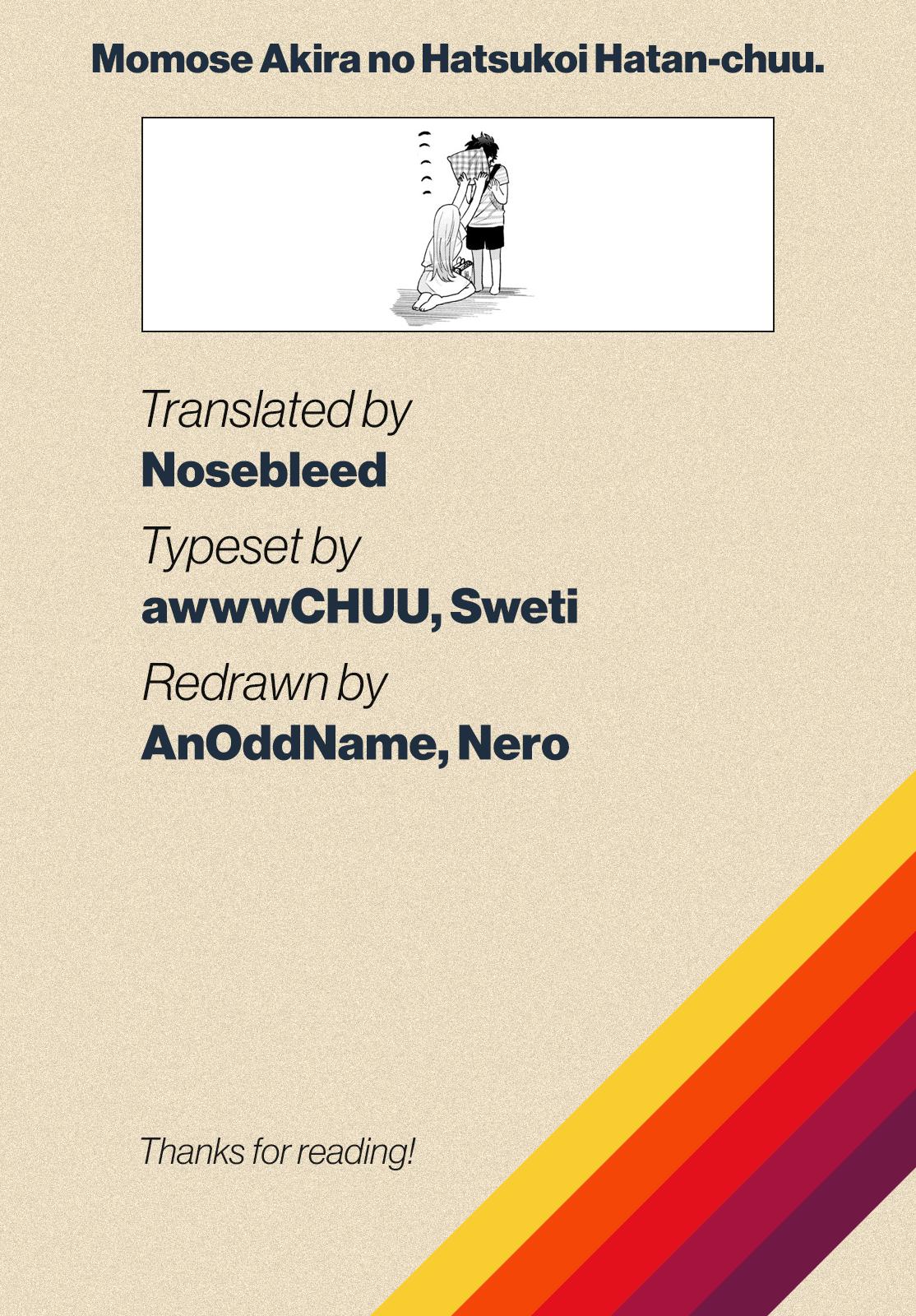 Momose Akira no Hatsukoi Hatanchuu. Chap 30 - Next Chap 31