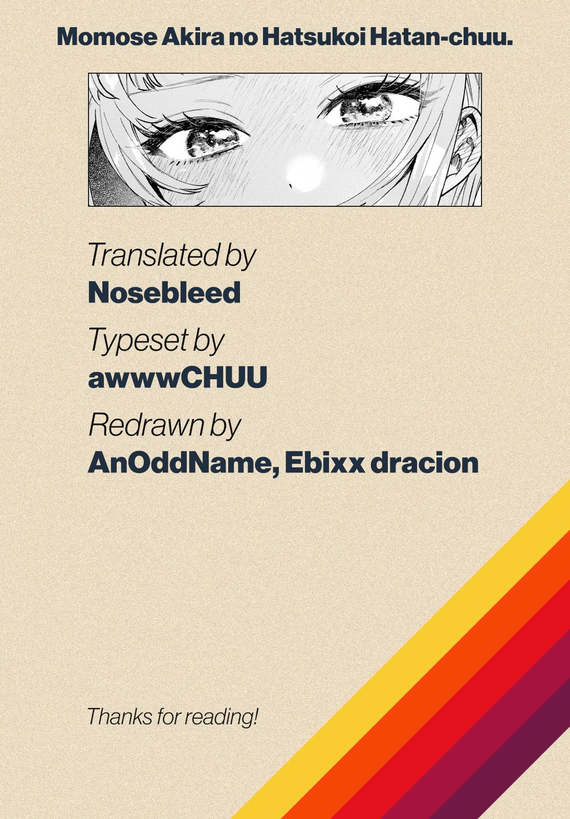 Momose Akira no Hatsukoi Hatanchuu. Chap 32 - Next Chap 33