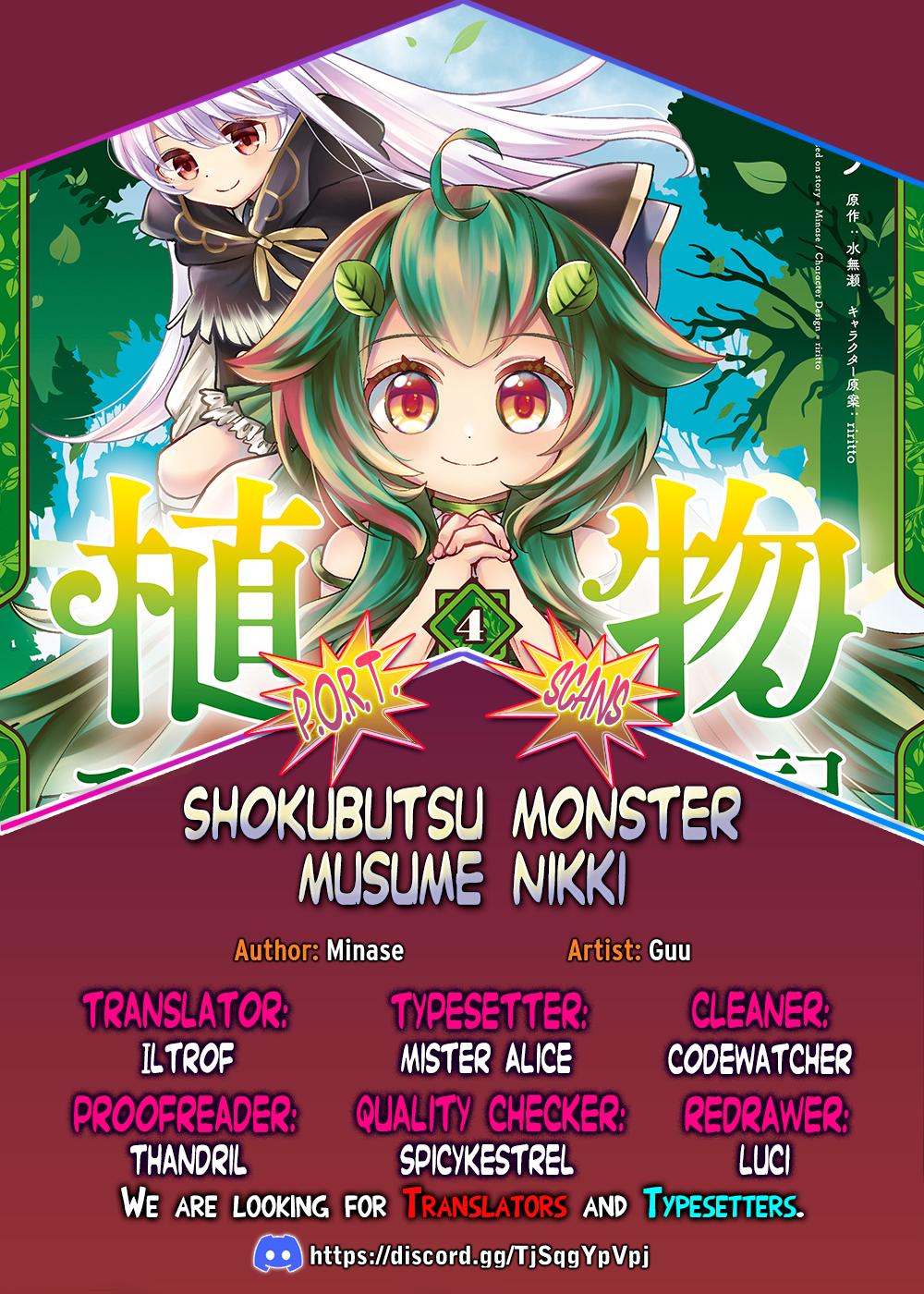 Plant Monster Girl Diary,Shokubutsu Monster Musume Nikki Chap 25 - Next Chap 26