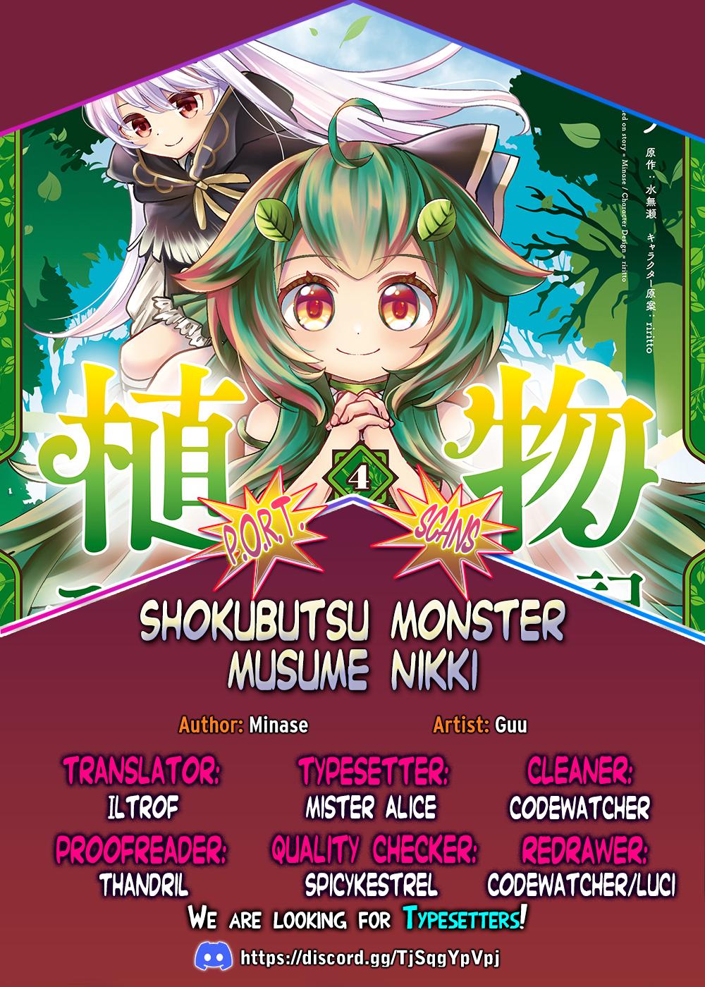Plant Monster Girl Diary,Shokubutsu Monster Musume Nikki Chap 26 - Next Chap 27