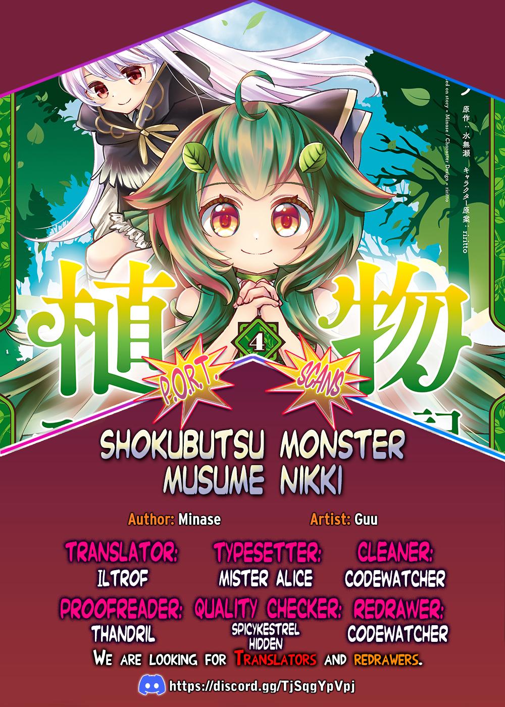 Plant Monster Girl Diary,Shokubutsu Monster Musume Nikki Chap 20 - Next Chap 21