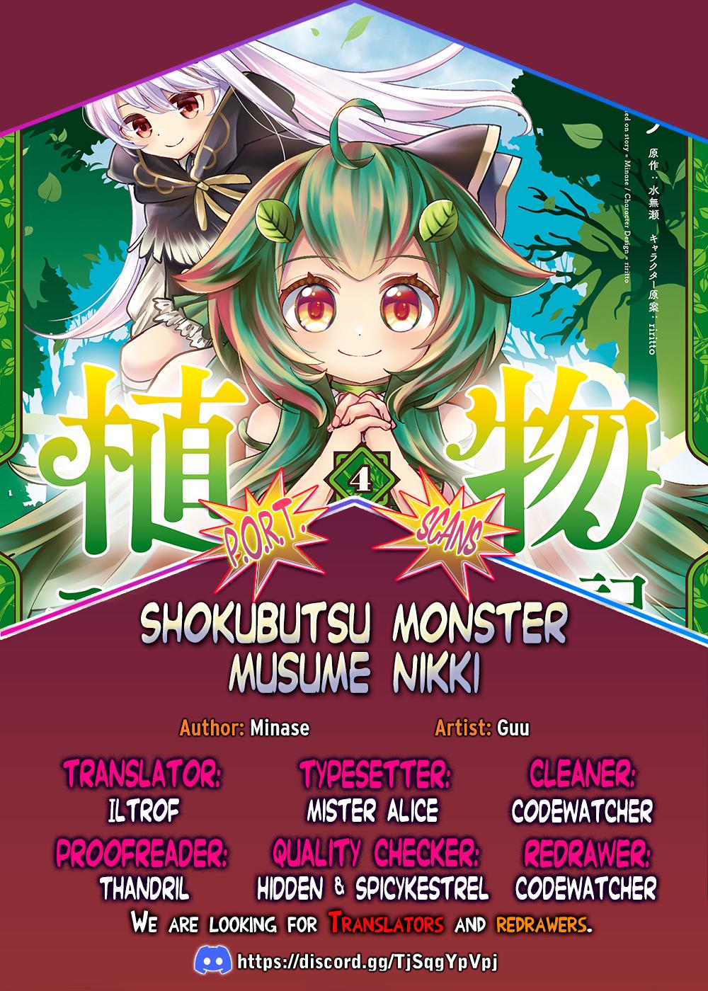 Plant Monster Girl Diary,Shokubutsu Monster Musume Nikki Chap 23 - Next Chap 24
