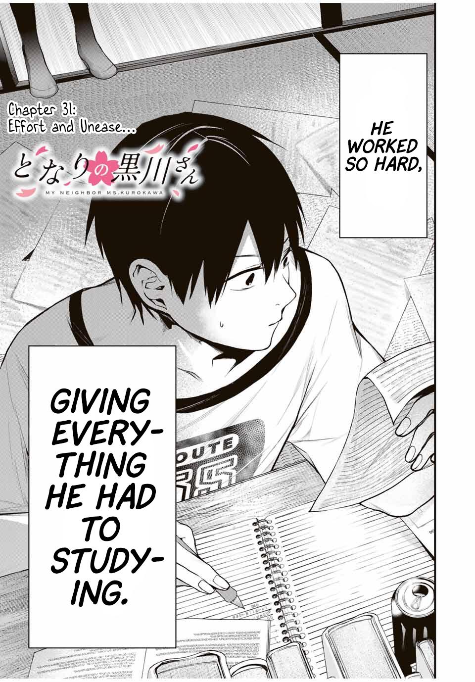 Tonari no Kurokawa-san Chap 31 - Next Chap 32