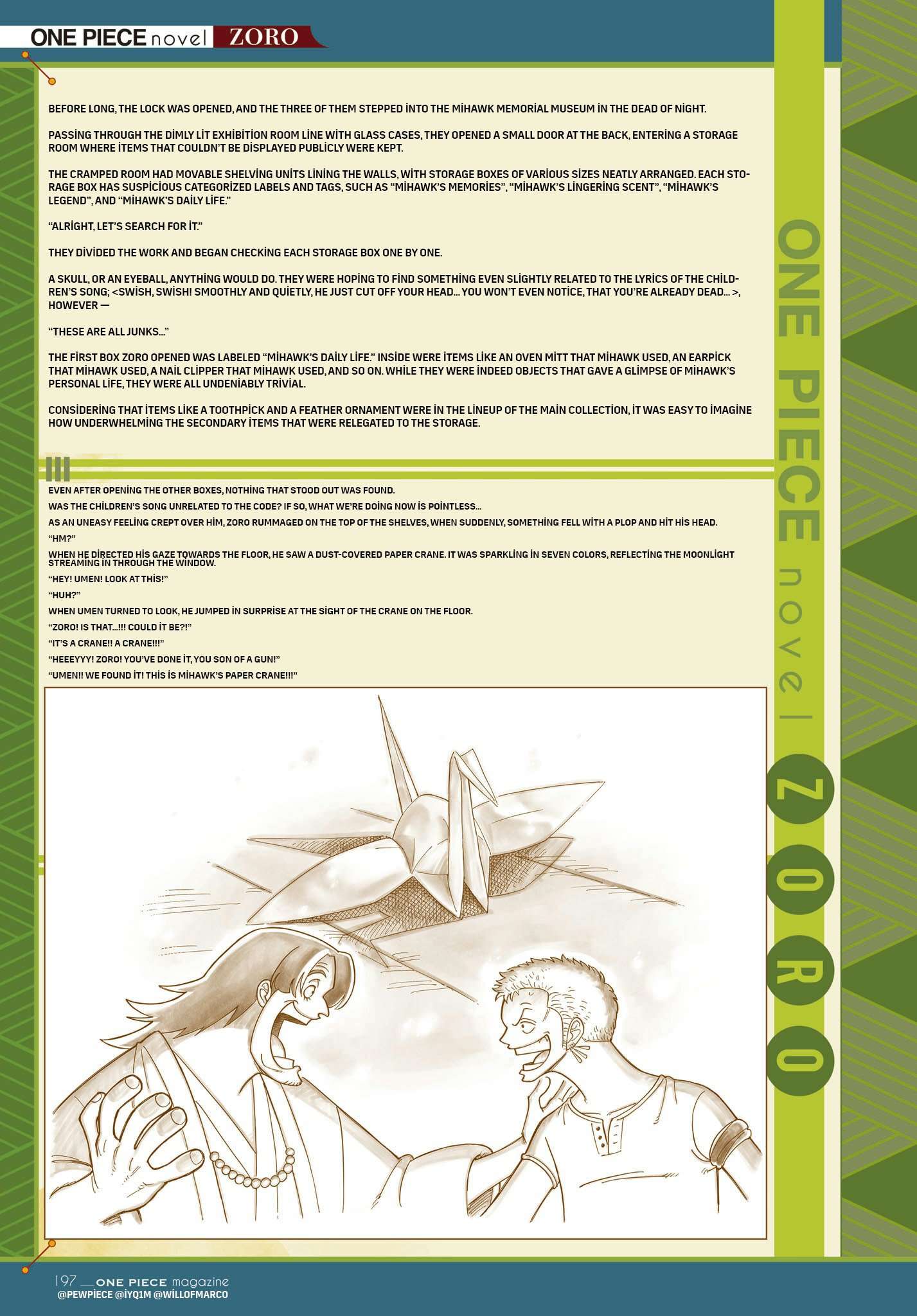 One Piece novel Zoro Chap 1 - Next Chap 2