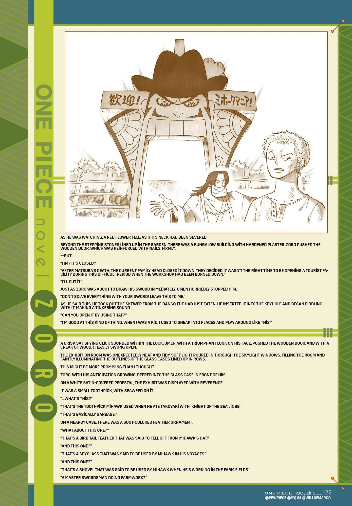One Piece novel Zoro Chap 1 - Next Chap 2