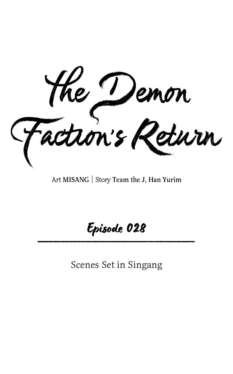 The Demon Faction's Return Chap 28 - Next Chap 29