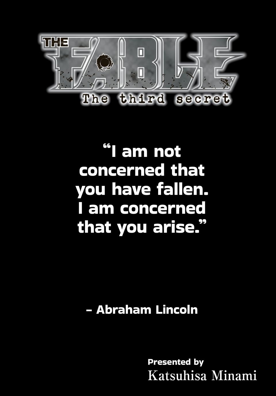 The Fable: The Third Secret Chap 1 - Next Chap 2