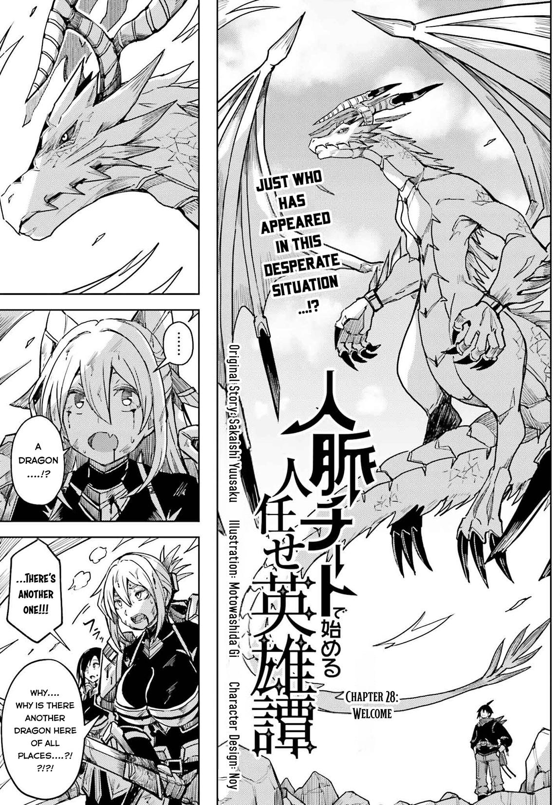 Jinmyaku Cheat de Hajimeru Hitomakase Eiyuutan Chap 28 - Next Chap 29