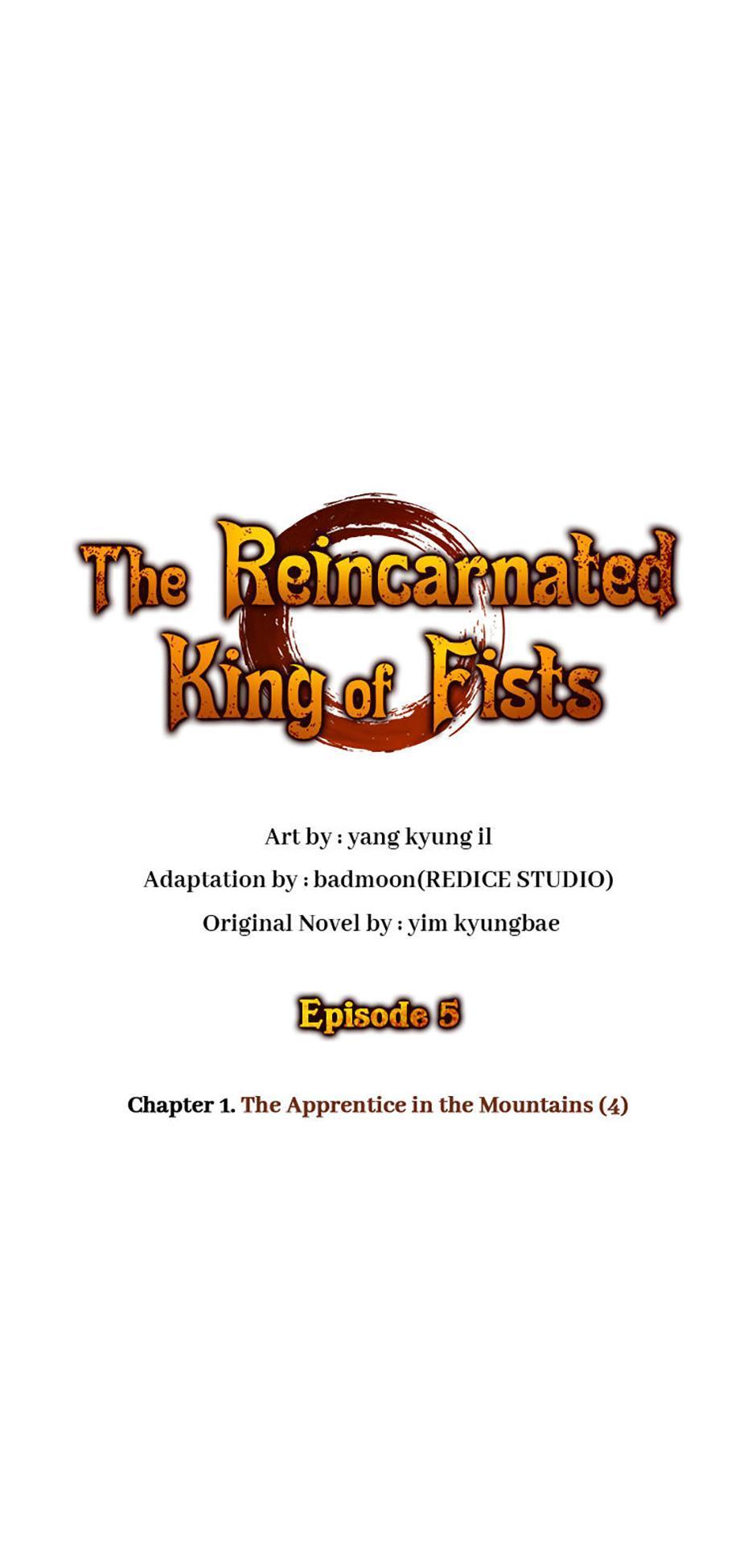 The Reincarnated King of Fists Chap 5 - Next Chap 6