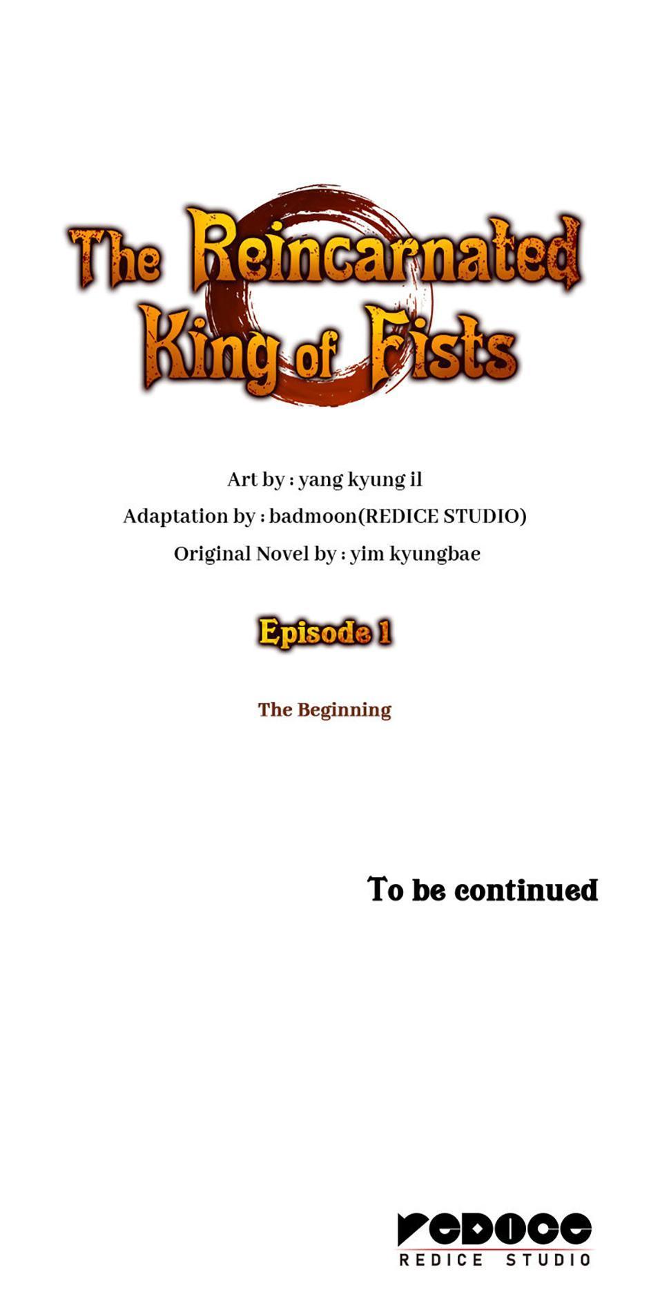 The Reincarnated King of Fists Chap 1 - Next Chap 2