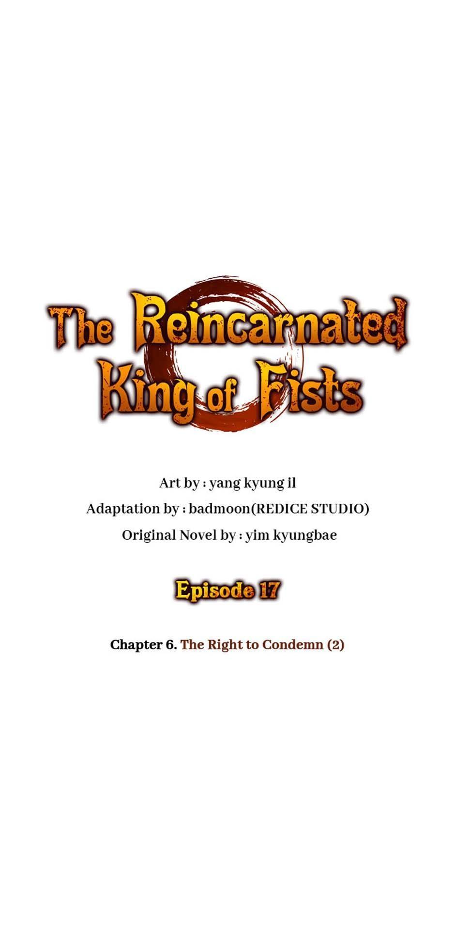 The Reincarnated King of Fists Chap 17 - Next Chap 18