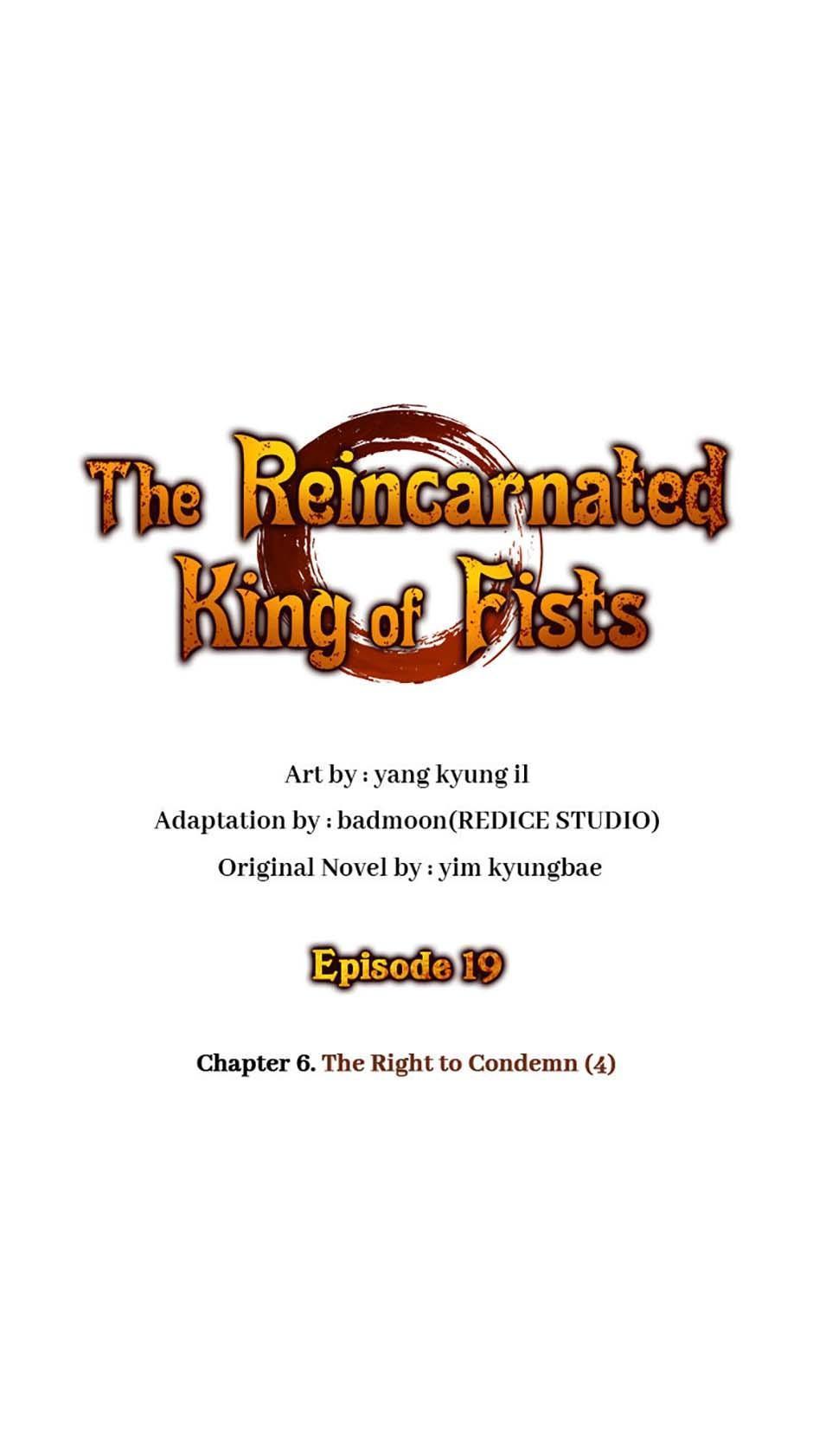 The Reincarnated King of Fists Chap 19 - Next Chap 20