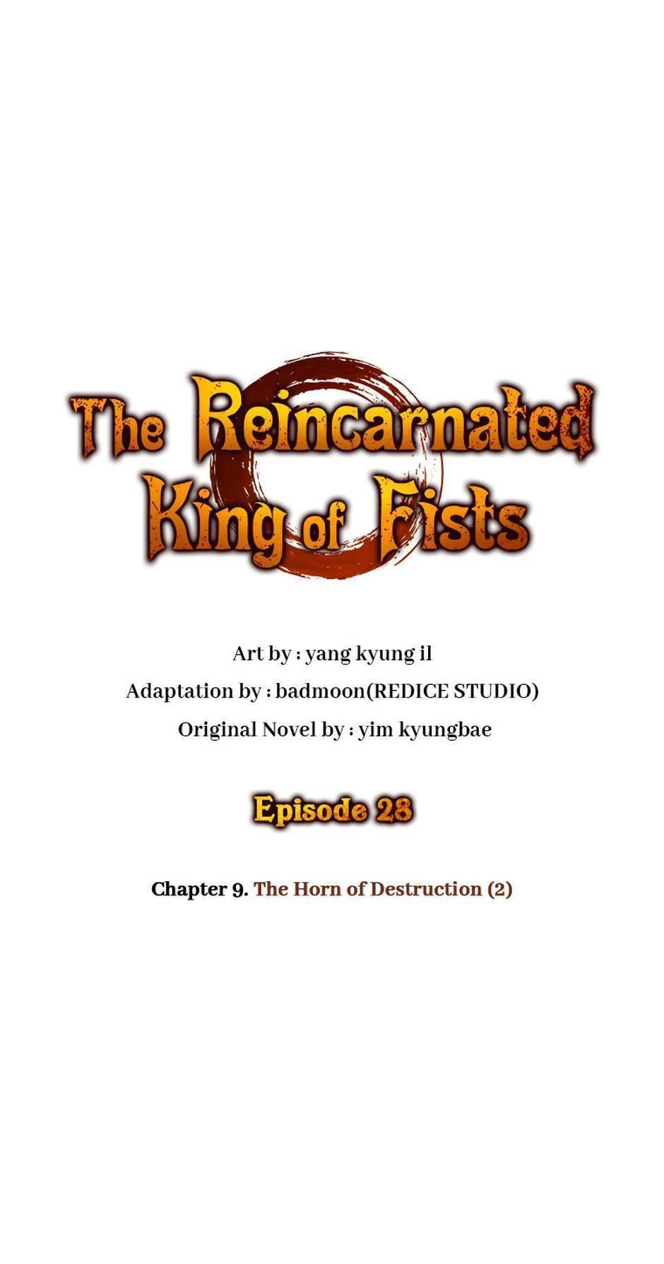 The Reincarnated King of Fists Chap 28 - Next Chap 29