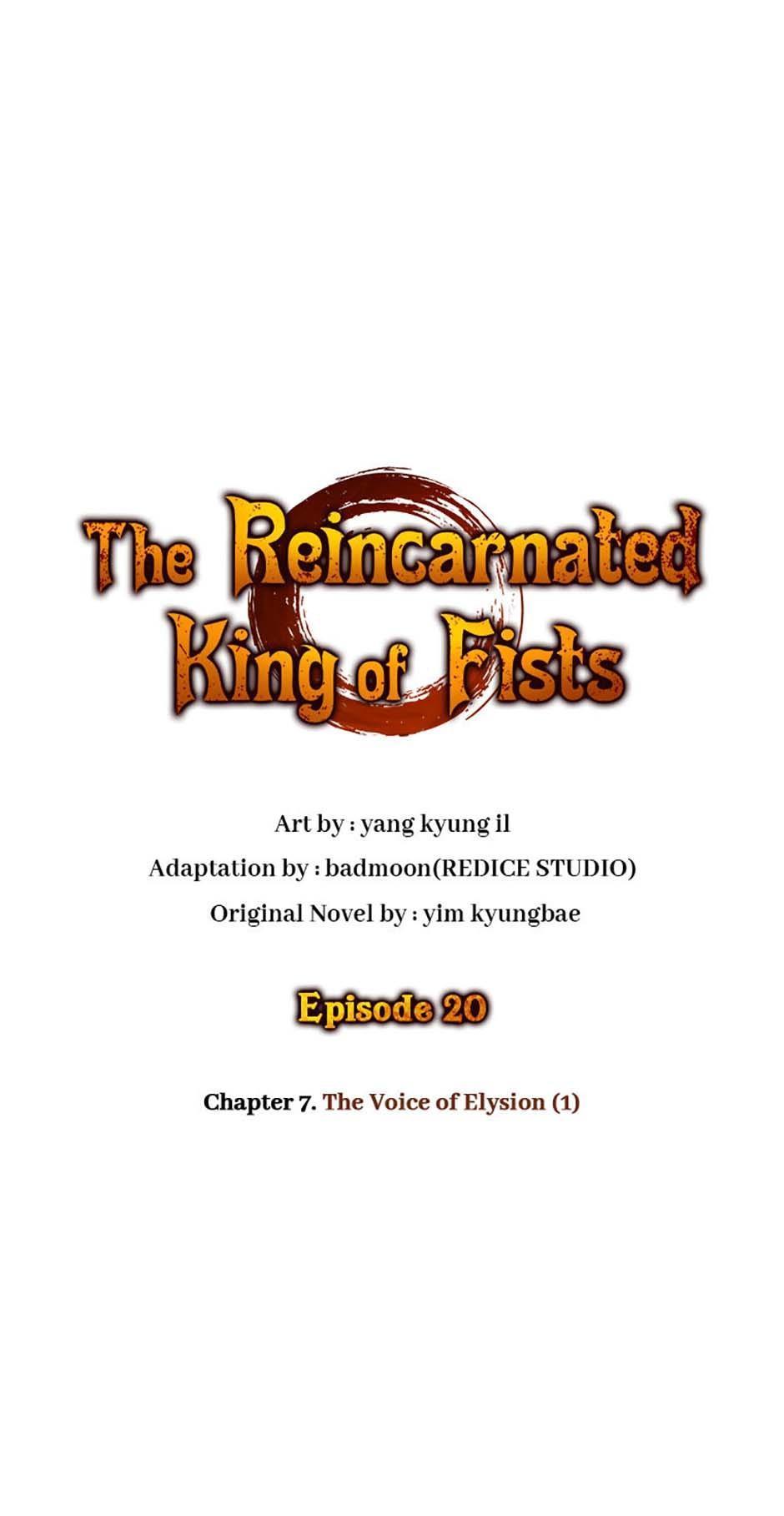 The Reincarnated King of Fists Chap 20 - Next Chap 21
