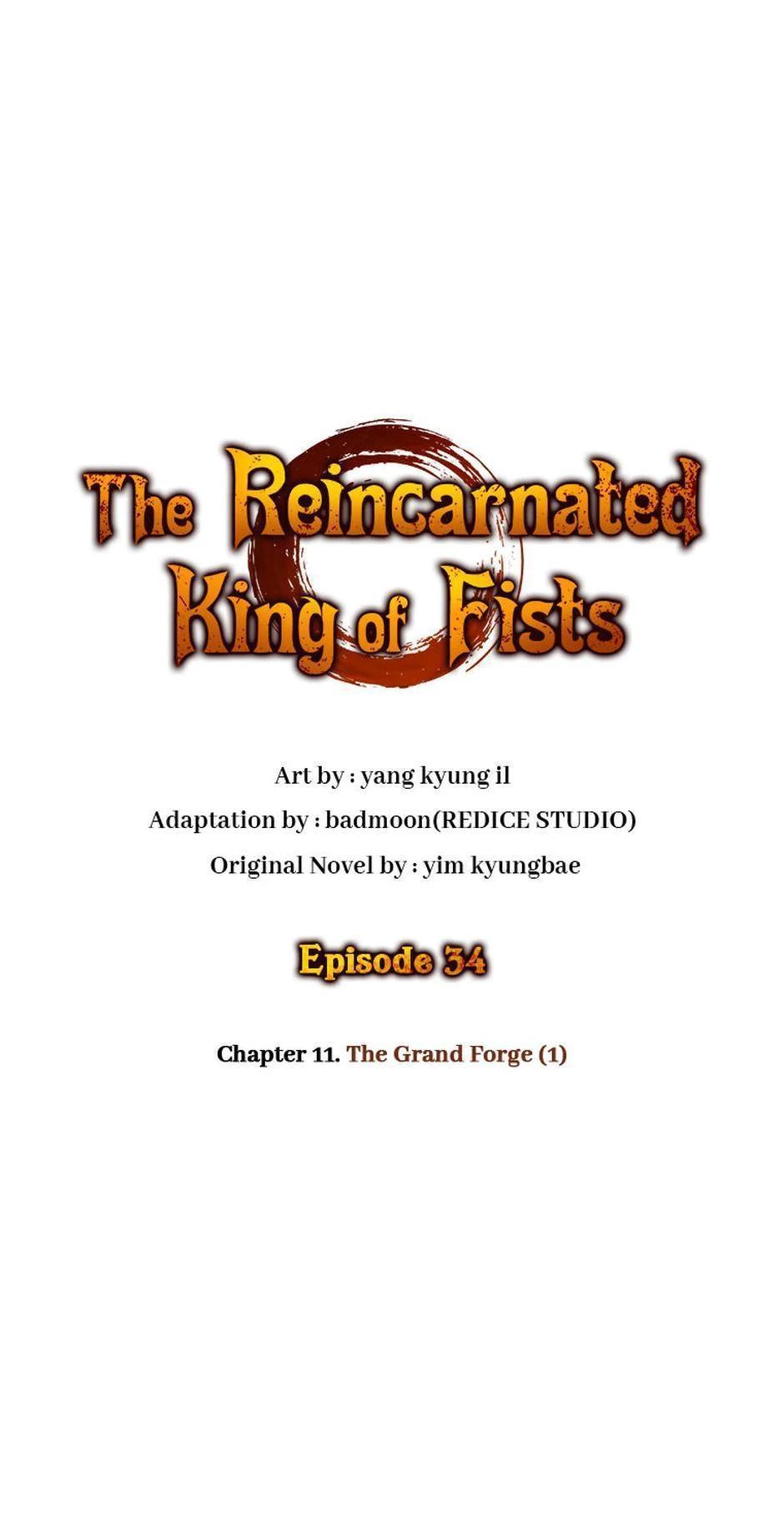 The Reincarnated King of Fists Chap 34 - Next Chap 35