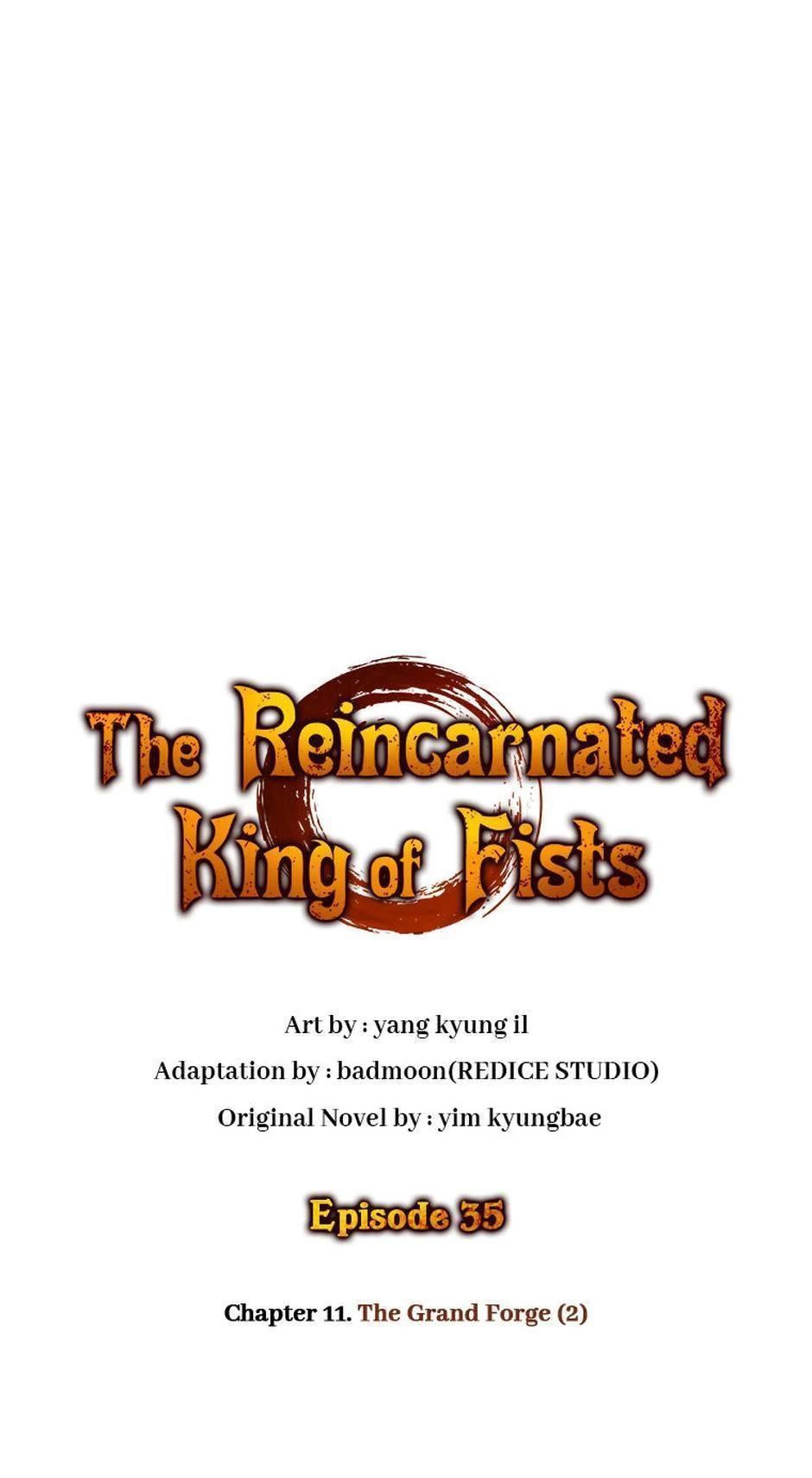 The Reincarnated King of Fists Chap 35 - Next Chap 36