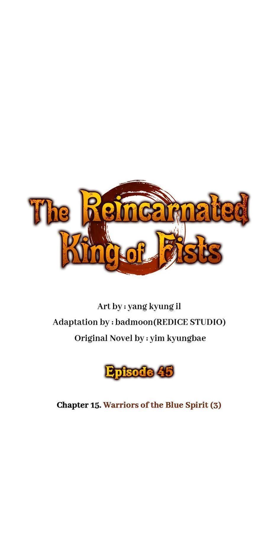 The Reincarnated King of Fists Chap 45 - Next Chap 46