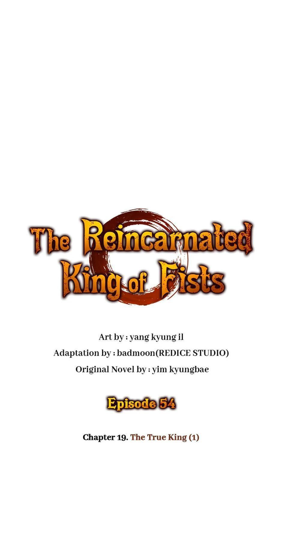 The Reincarnated King of Fists Chap 54 - Next Chap 55