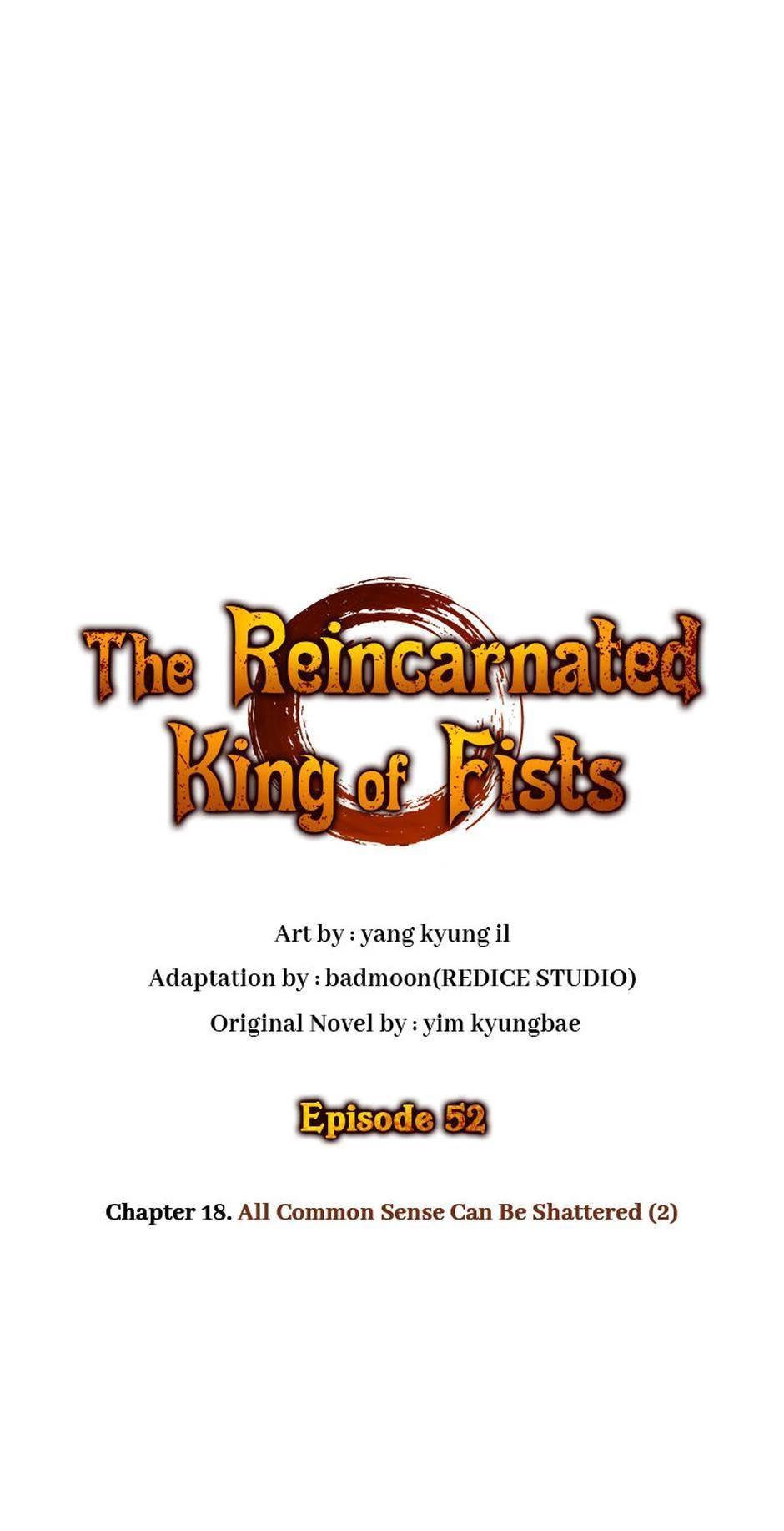 The Reincarnated King of Fists Chap 52 - Next Chap 53