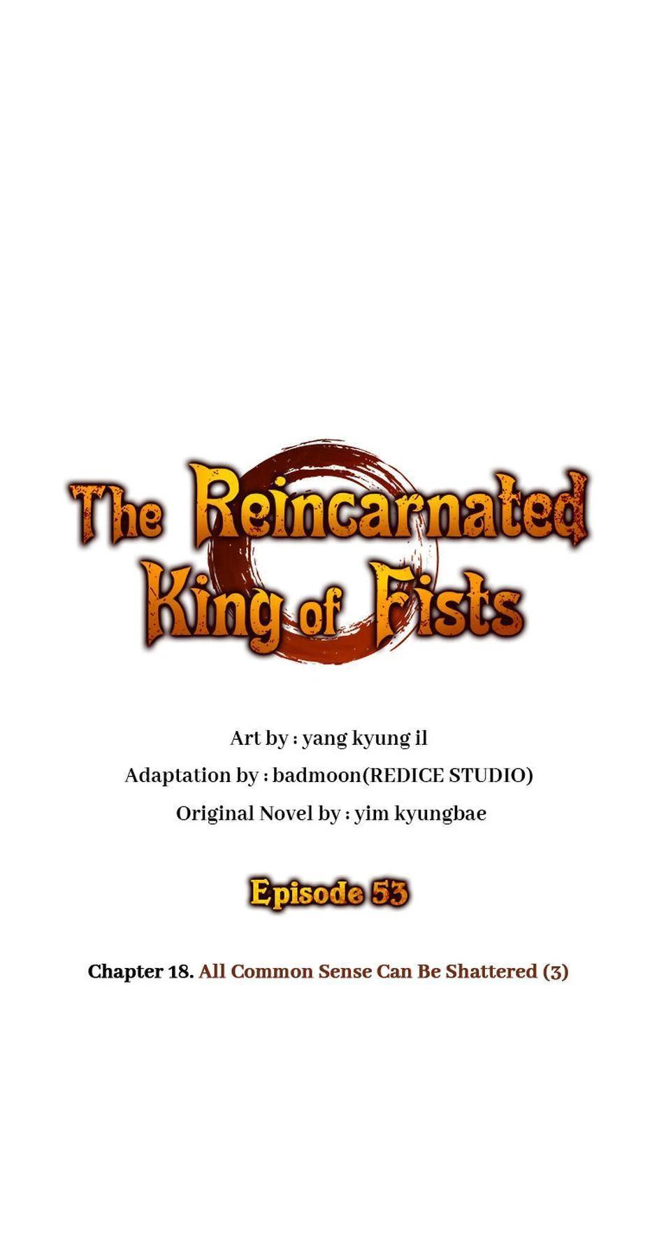 The Reincarnated King of Fists Chap 53 - Next Chap 54