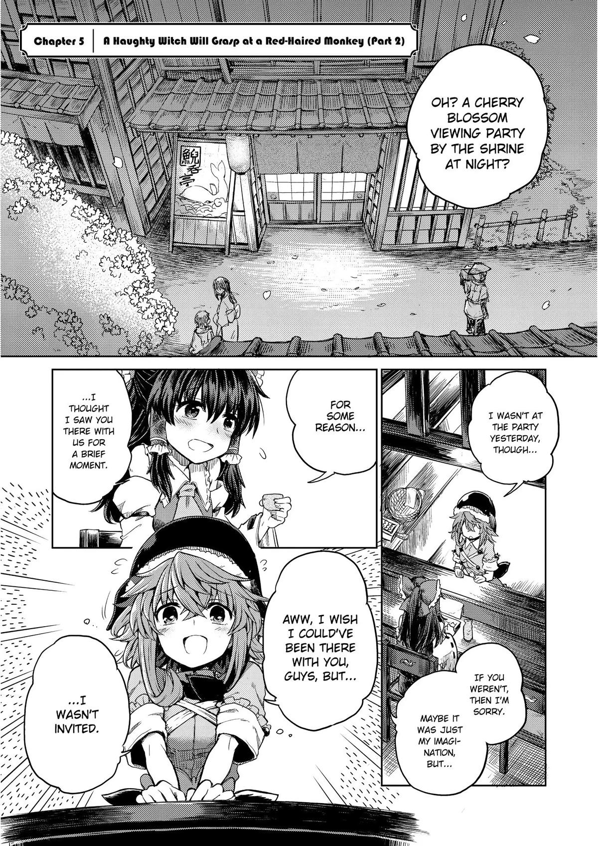 Touhou Suichouka: Lotus Eater-tachi no Suisei Chap 5 - Next Chap 6