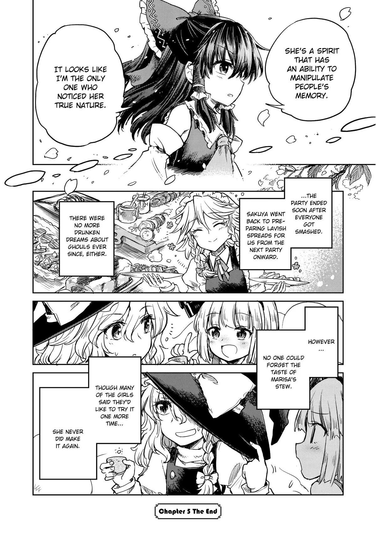 Touhou Suichouka: Lotus Eater-tachi no Suisei Chap 5 - Next Chap 6