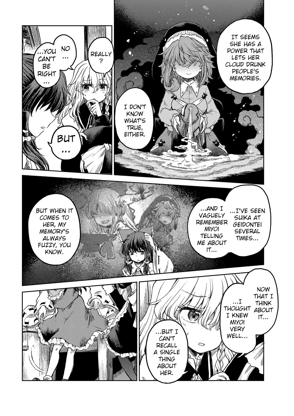 Touhou Suichouka: Lotus Eater-tachi no Suisei Chap 35 - Next Chap 36