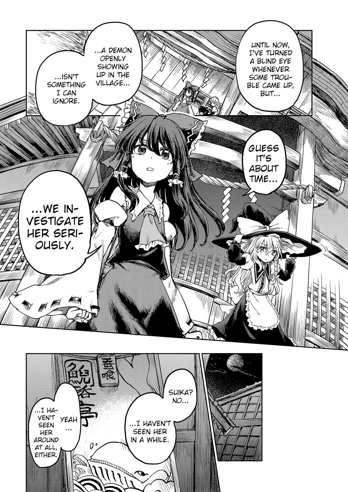 Touhou Suichouka: Lotus Eater-tachi no Suisei Chap 35 - Next Chap 36