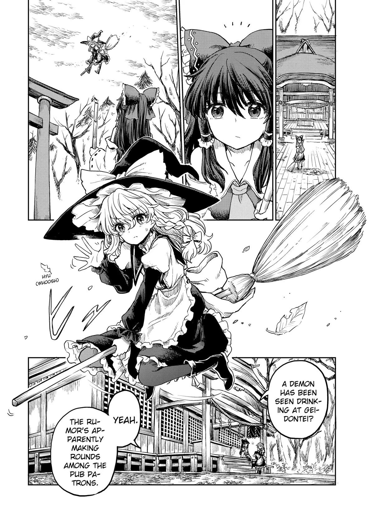 Touhou Suichouka: Lotus Eater-tachi no Suisei Chap 35 - Next Chap 36