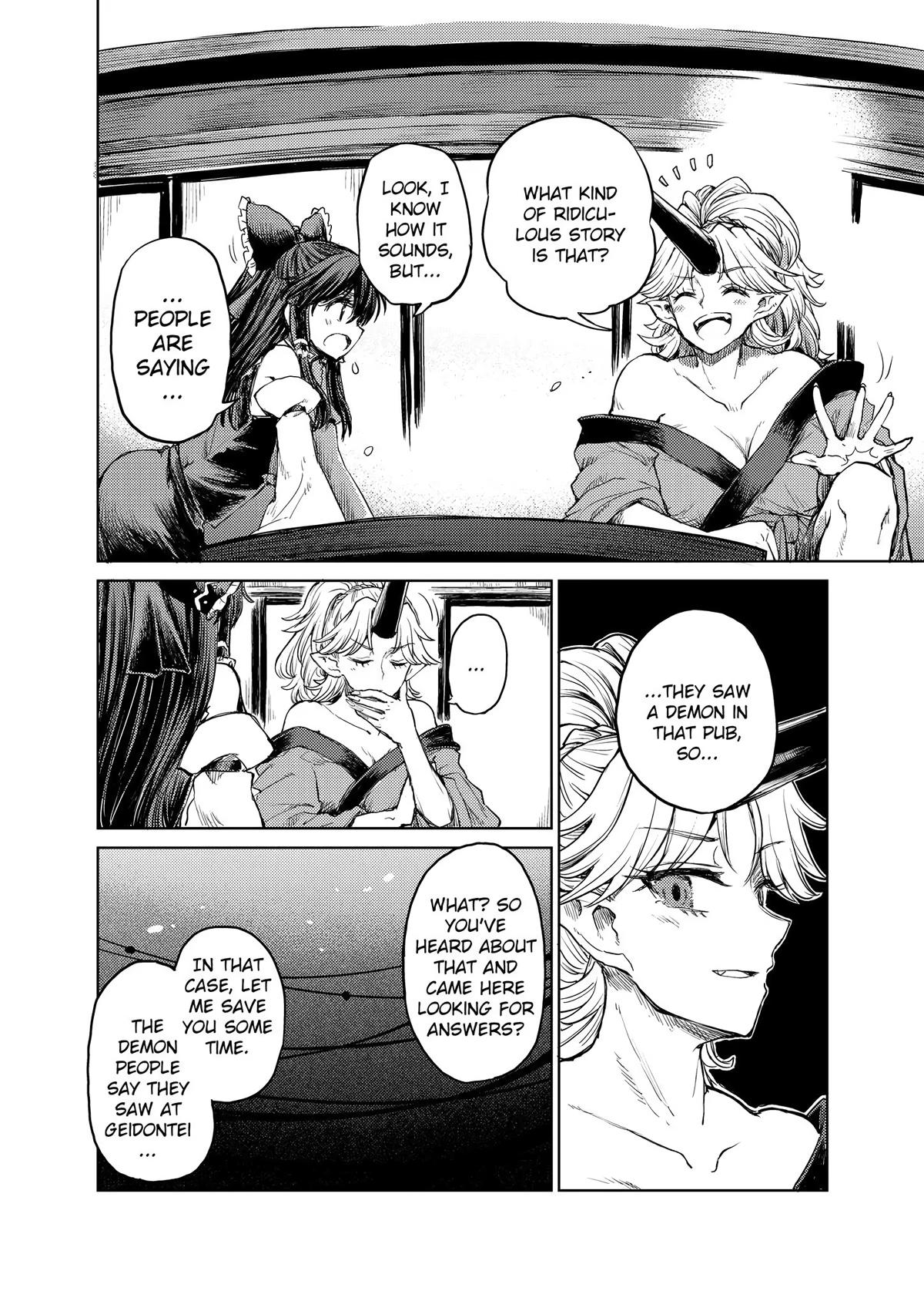 Touhou Suichouka: Lotus Eater-tachi no Suisei Chap 36 - Next Chap 37