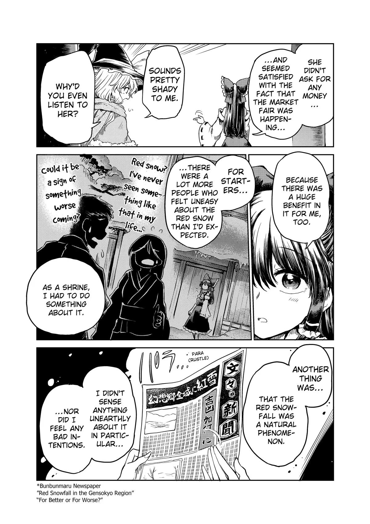 Touhou Suichouka: Lotus Eater-tachi no Suisei Chap 38 - Next Chap 39