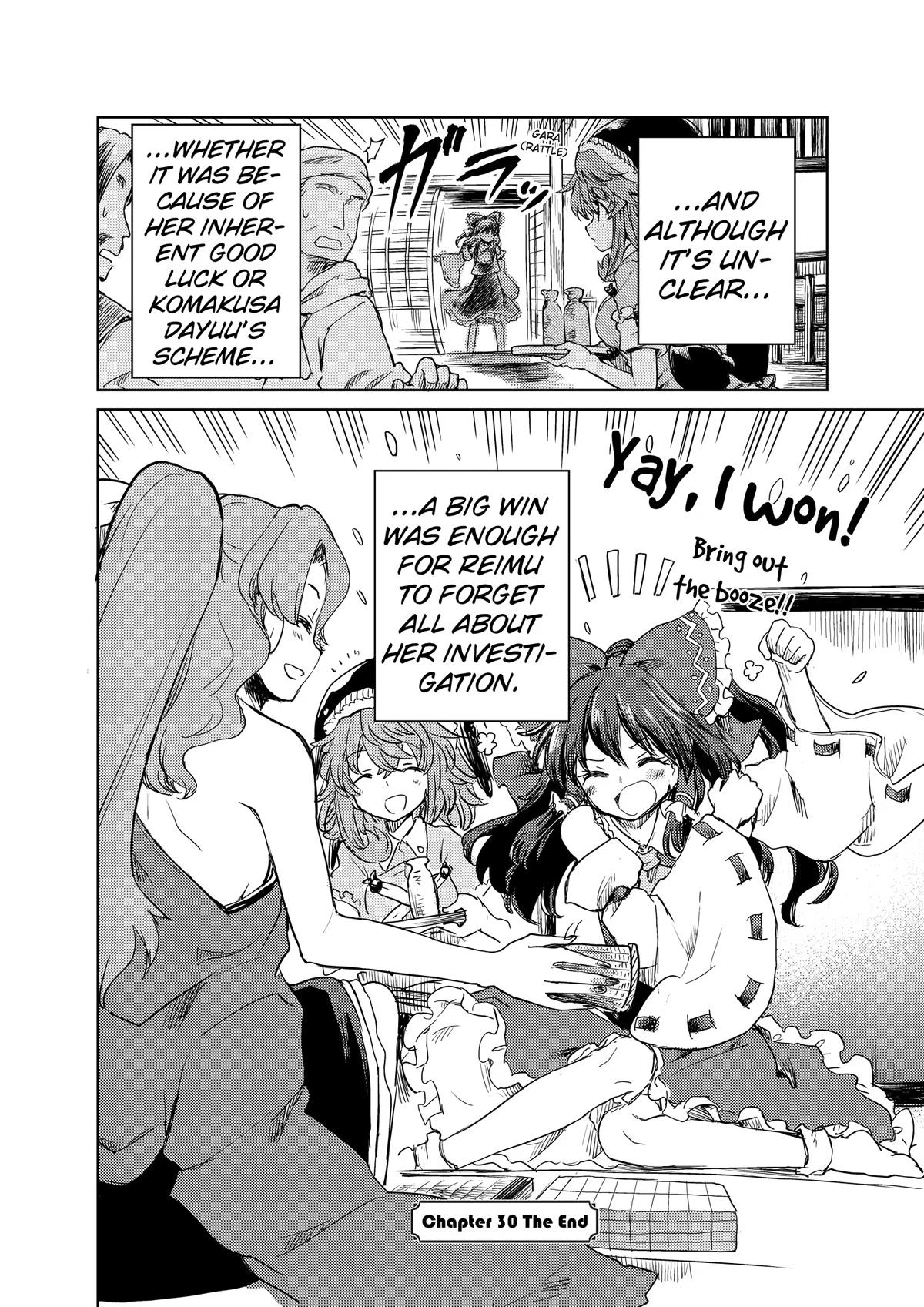 Touhou Suichouka: Lotus Eater-tachi no Suisei Chap 30 - Next Chap 31