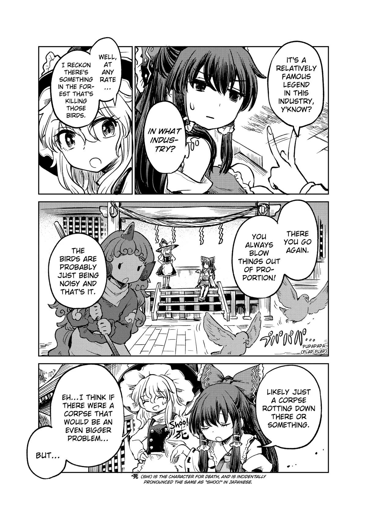 Touhou Suichouka: Lotus Eater-tachi no Suisei Chap 57 - Next Chap 58