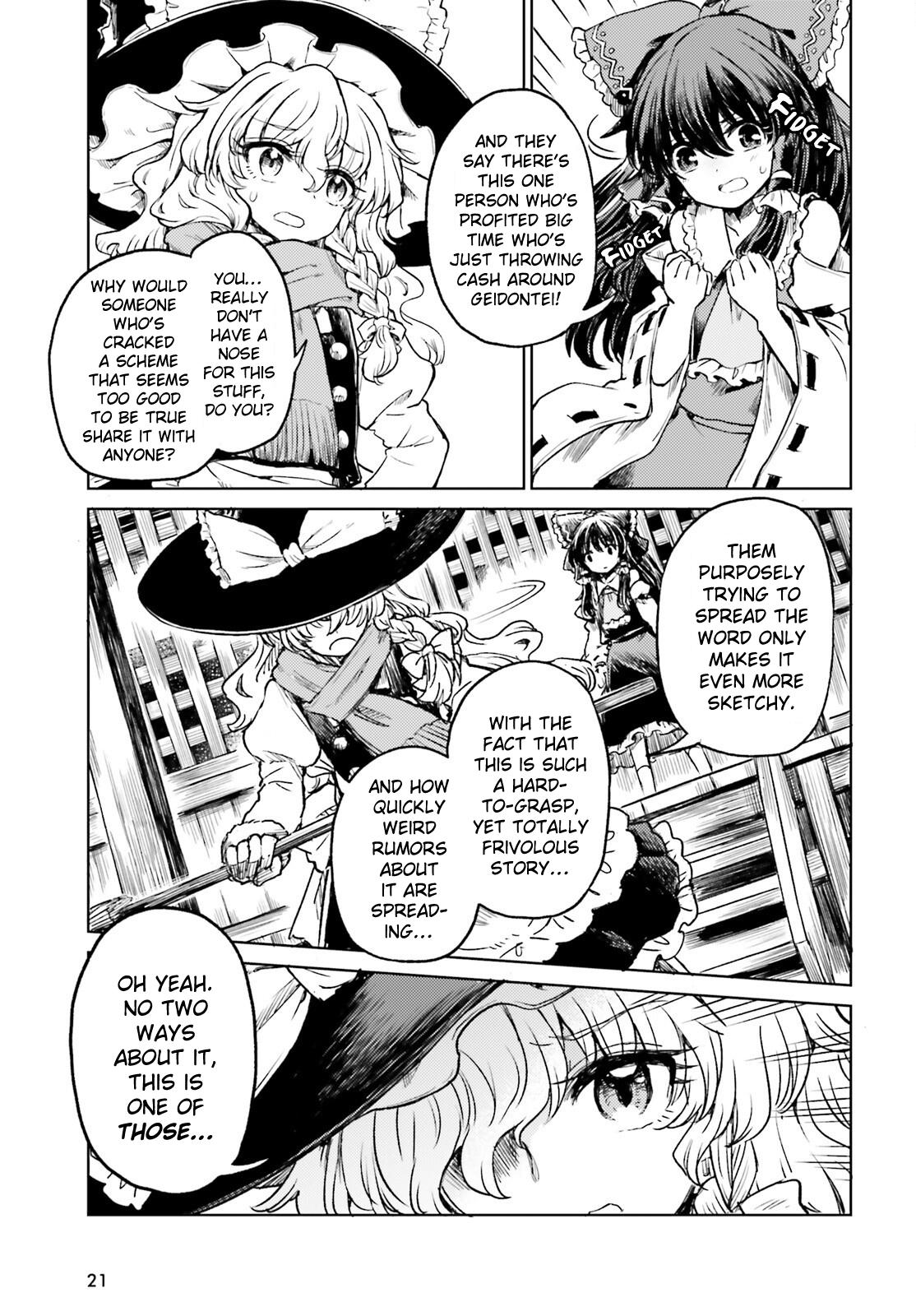 Touhou Suichouka: Lotus Eater-tachi no Suisei Chap 61 - Next Chap 62