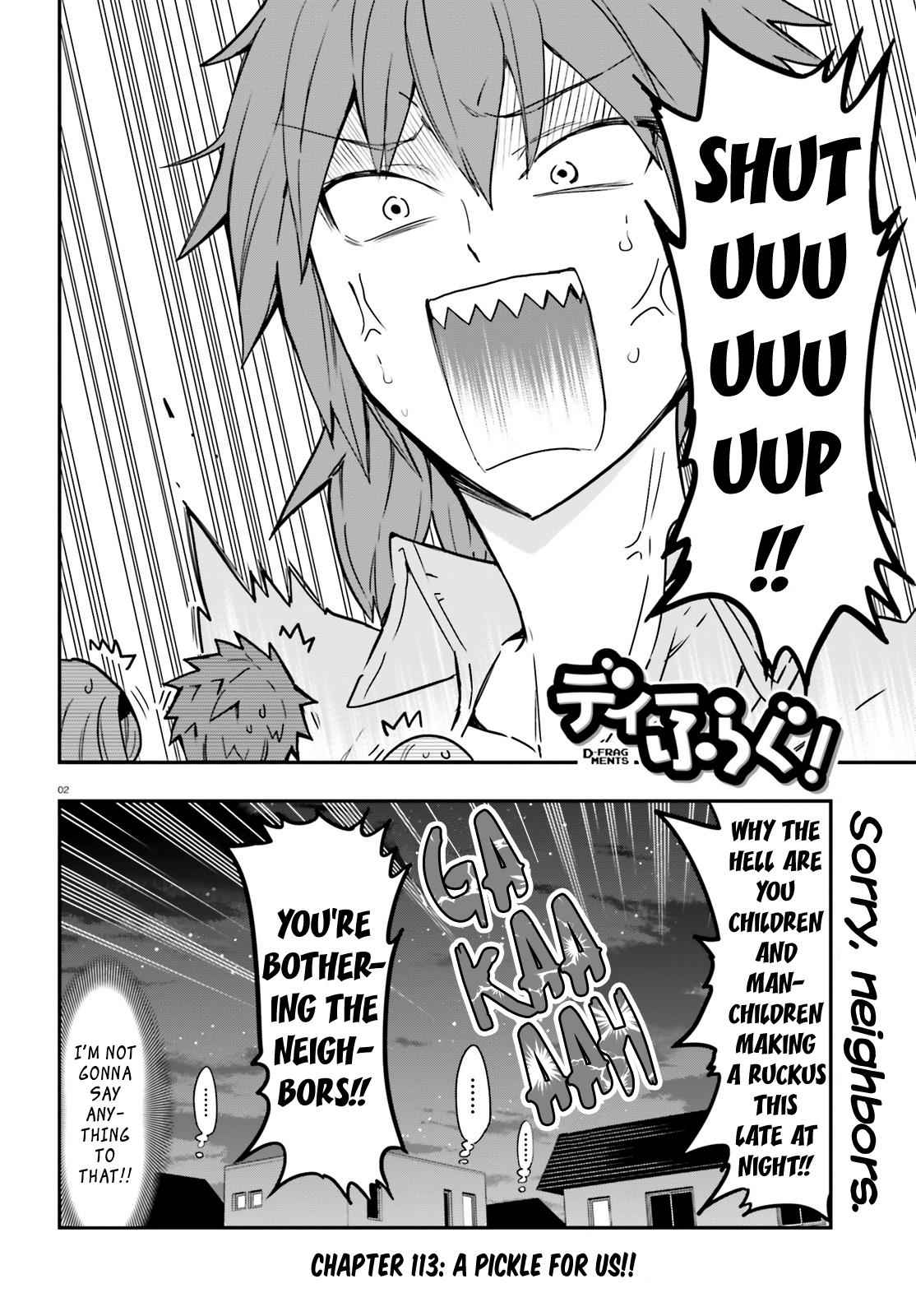 D-Frag! Chap 113 - Next Chap 114