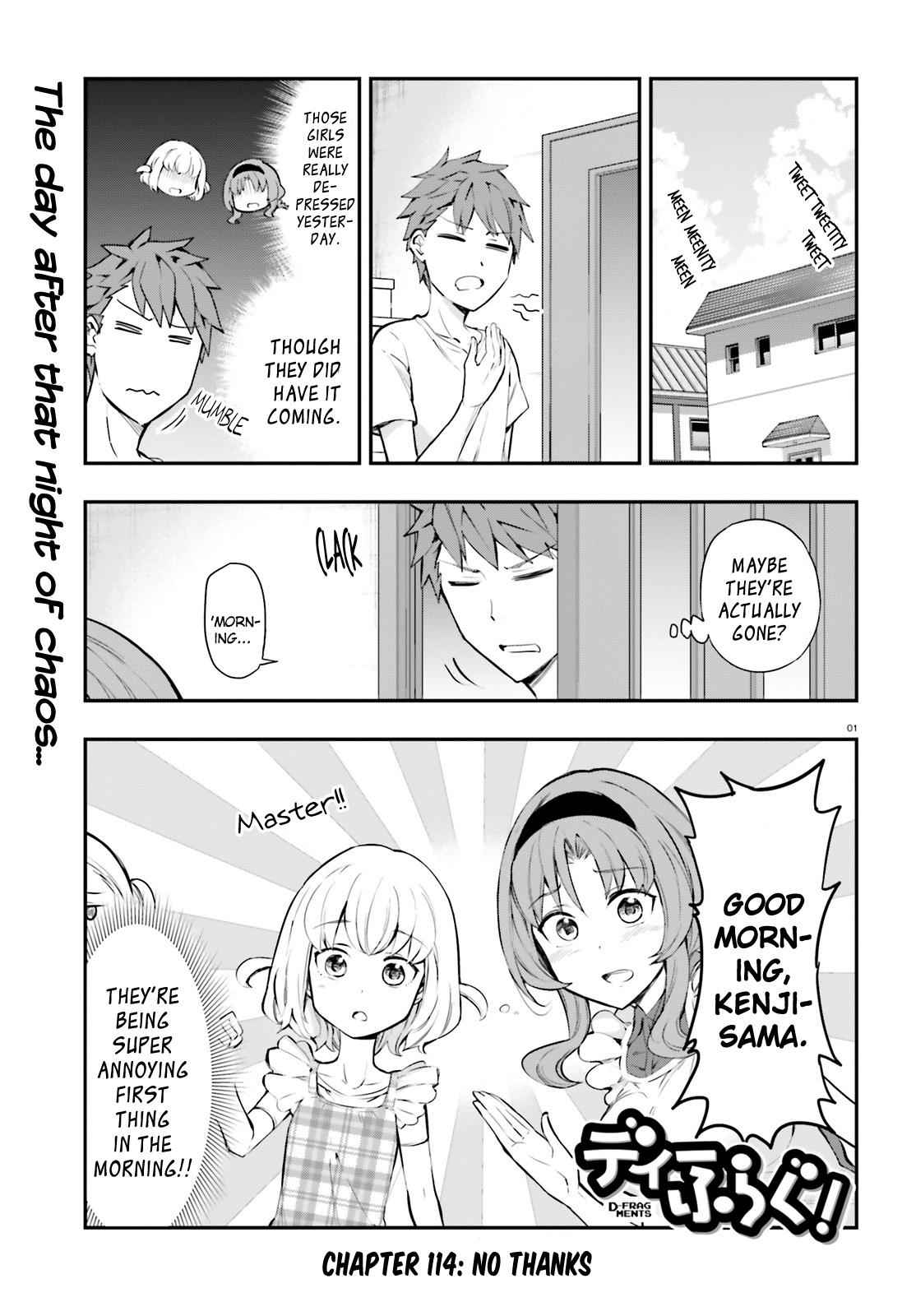 D-Frag! Chap 114 - Next Chap 115