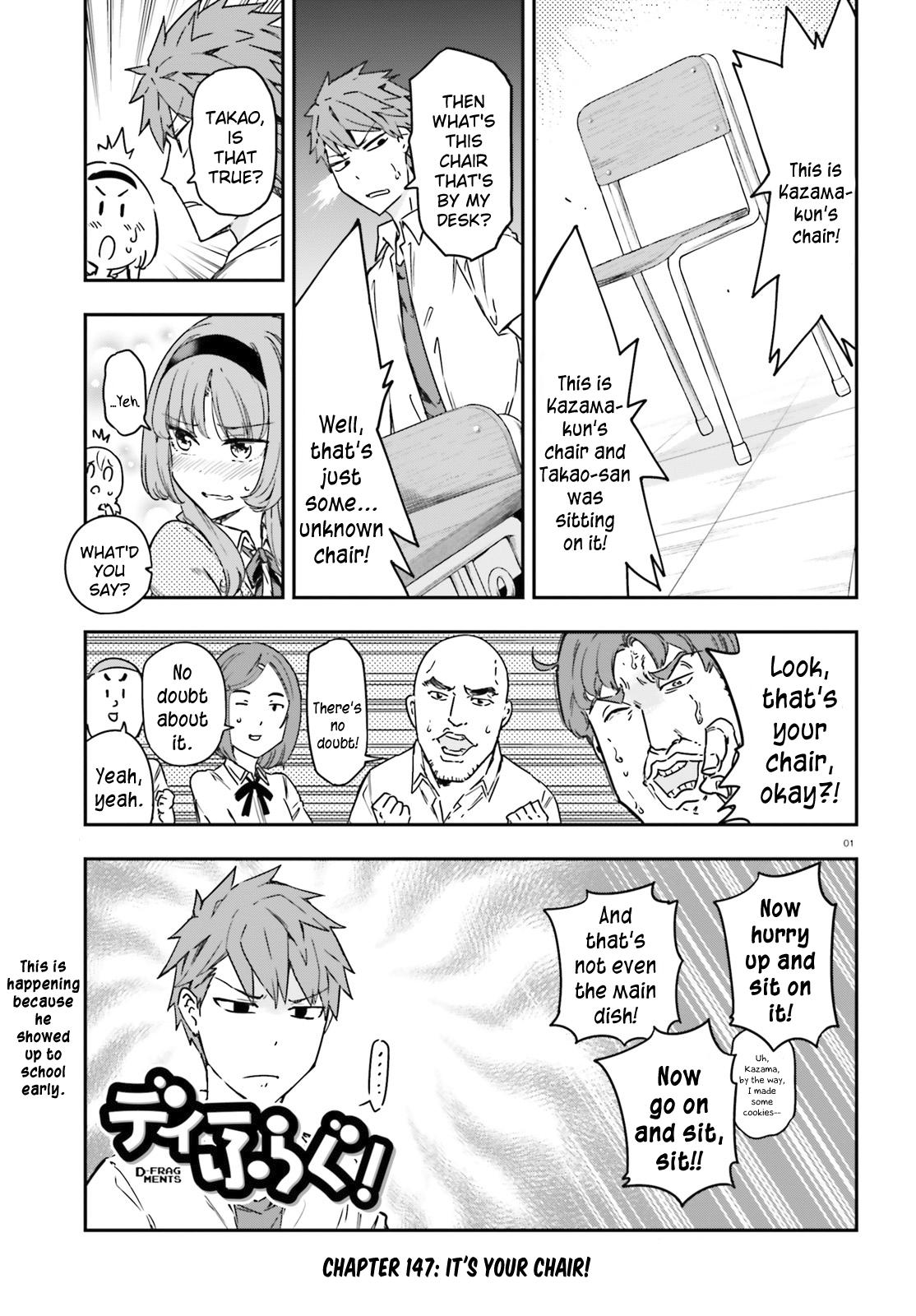 D-Frag! Chap 147 - Next Chap 148