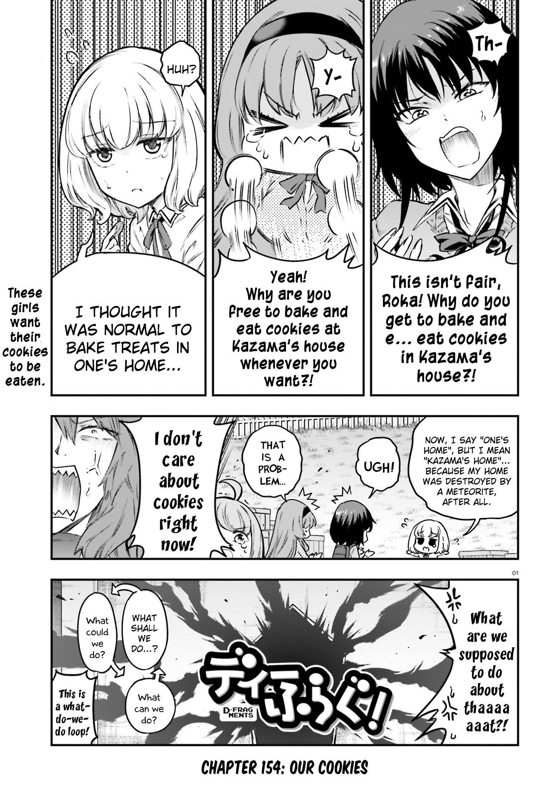 D-Frag! Chap 154 - Next Chap 155