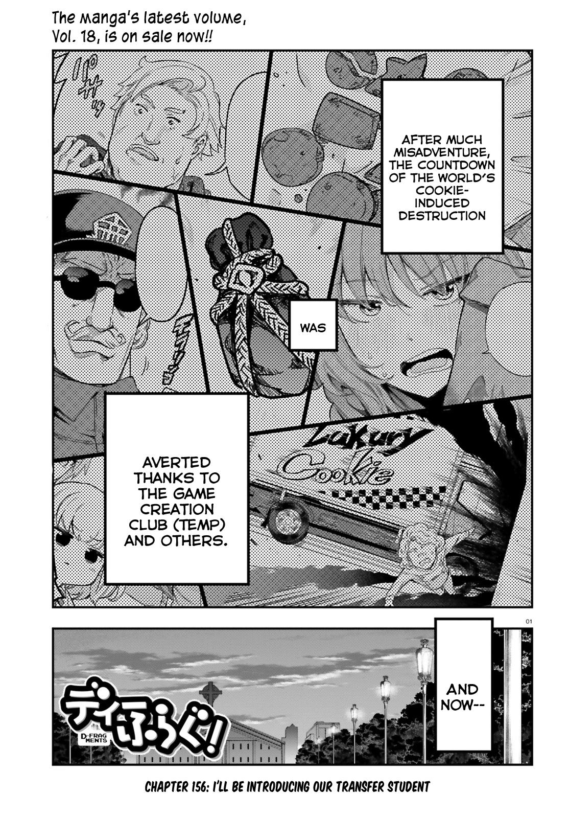 D-Frag! Chap 156 - Next Chap 157