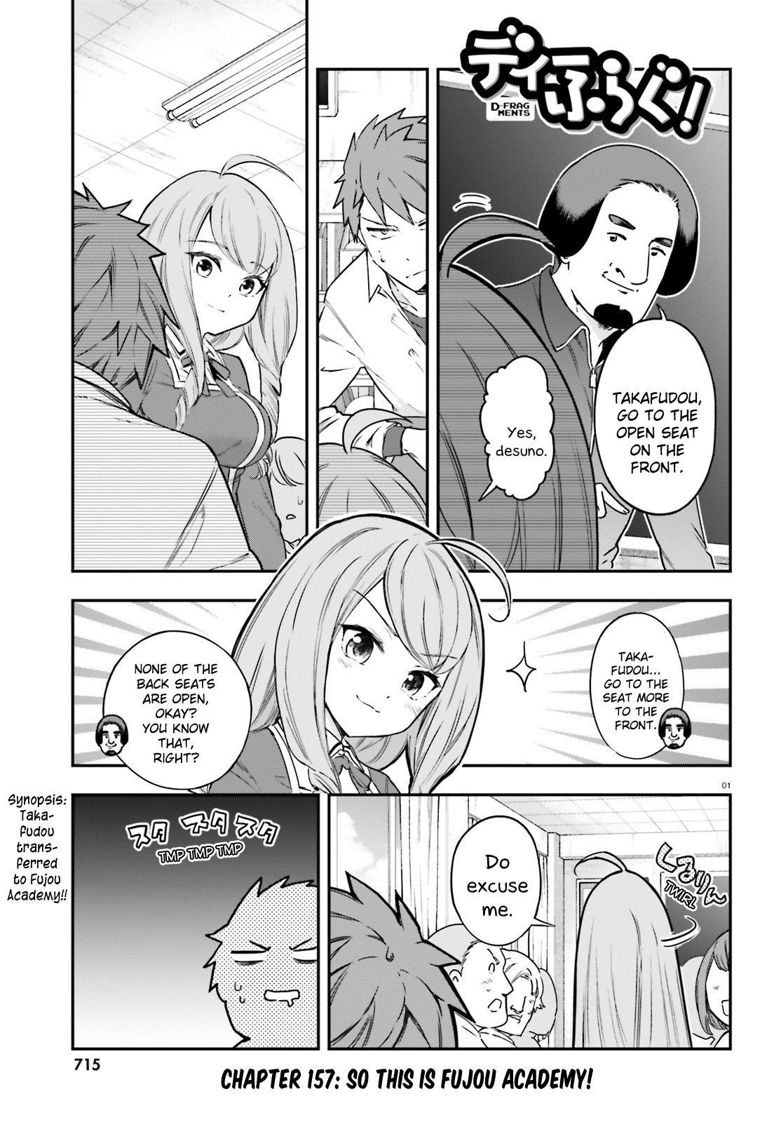 D-Frag! Chap 157 - Next Chap 158